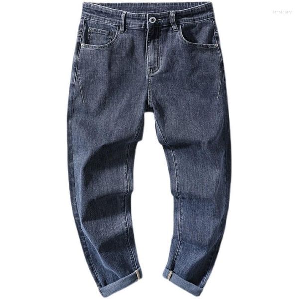 Pantalones para hombres Marca de gama alta Hombres sueltos Haren Jeans Moda de moda Ropa de calle juvenil Casual Recto 2023 Cool Boy
