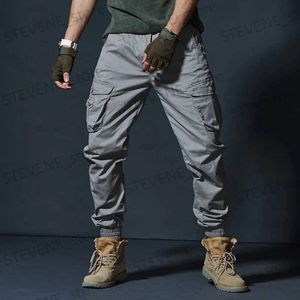 Pantalons pour hommes Haute Qualité Coton Mode Militaire Camouflage Casual Tactique Cargo Pantalon Strtwear Harajuku Joggers Hommes Vêtements Pantalon T240326