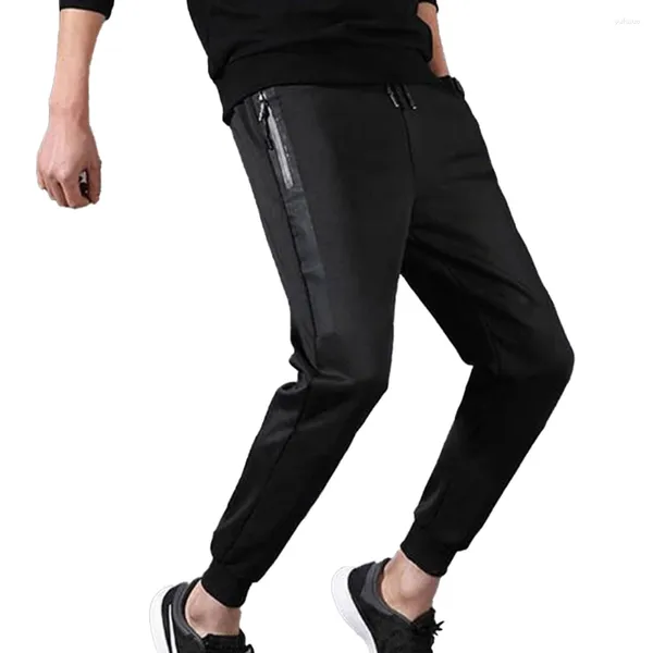 Pantalones para hombres de alta calidad Oficina interior para hombre Pantalones de chándal Pantalón Cálido Ropa de trabajo Jogger Largo Suelto Plus Tamaño Simplicidad