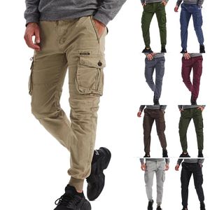 Herenbroeken Hoge kwaliteit sport-joggers Casual mode Cargo 9 kleuren joggingbroek