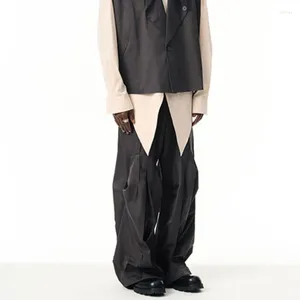 Pantalon masculin High Street Plees Design Black Pant