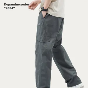 Herenbroek High Street Trousers Classic Parachute Cargo Summer Fit Wide Leg Unisex Quality Y2K Casual Male