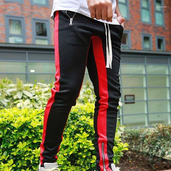 Pantalons pour hommes Hip Hop Hommes Joggers Casual Fitness Hommes Sportswear Survêtement Bas Pantalons de survêtement skinny Pantalons Noir Gymnases Pantalon de survêtement