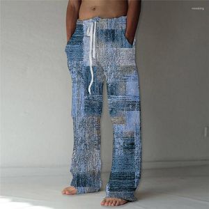 Pantalons pour hommes Hippie couleur Camouflage 3D imprimé pantalons de survêtement décontracté Jogging Street Wear automne ample sweatpan