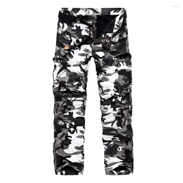 Pantalones para hombres HoHigh Quality Jeans Camuflaje Caza Multibolsillo Ejército (sin cinturón)