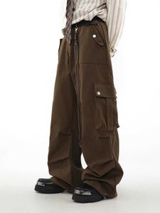 Pantalon masculin Homeproduct CenterLoose Casual Street Clothinghip Hop Pocket Springs Y240522