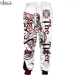 Pantalones para hombres hx est estim animal tigre 3d impresos para mujeres moda harajuku estilo streetwear de otoño pantalones casuales caída