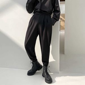 Heren broek Hybskr veer nieuwe mannen harem broek losse casual mode zwarte mannelijke broek hiphop gothic streetwear joggers broek z0225