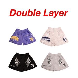 Pantalon pour hommes Inaka Double Mesh Shorts Saison 13 Hommes Femmes Classic Gym Power Animal Print avec doublure 220930