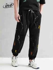 Pantalones para hombres INFLATION Splash Ink Streetwear Sweetpant Hombres Primavera Hip Hop Jogger Pantalones Masculinos Pantalones de pista J230922