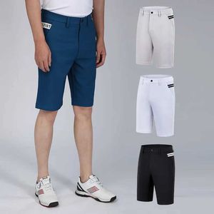 Herenbroek ist mannen rechte dunne shorts zomer mannelijk ademend snel droge korte broek gestreepte elastische tailleband joggingbroek y240506