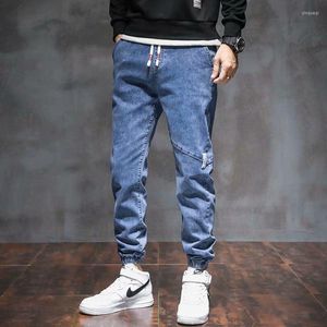 Pantalones para hombres Jeans Fashion Brand versátil Versátil de trabajo elástico de trabajo Legged Harlan 2022 Otoño e invierno Casual