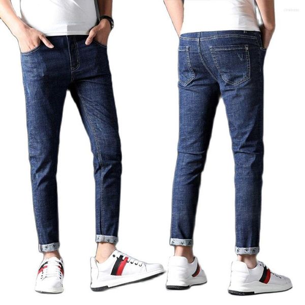 Pantalons pour hommes Jeans Hommes Haute Qualité Coton Denim Mode Casual Automne Affaires Droite Jean Pantalon