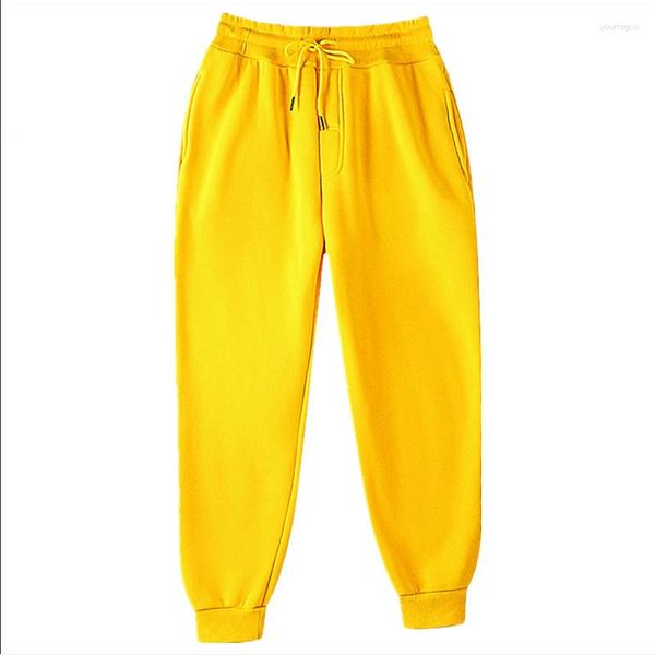 Pantalones de hombre Joers Pantalones de chándal Hombres y mujeres Cintura elástica Lose Pantalones casuales Wite Beie Pink Yellow Ip Op Mens Sweat