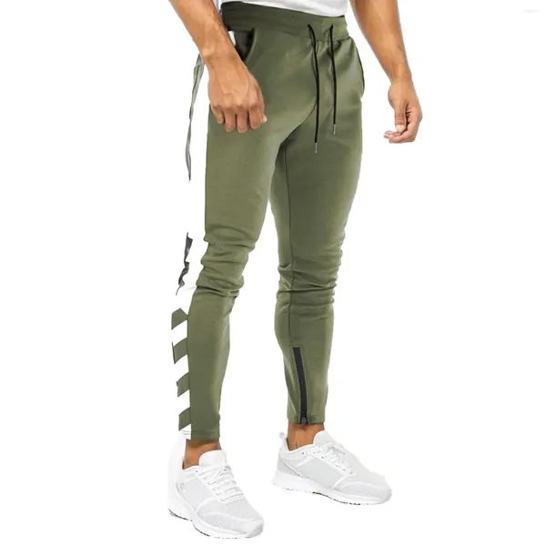 Pantalones para hombres jogger motociclador entrenador hombres pantalones de chándal holgado