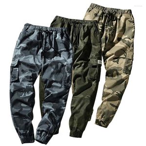 Pantalons pour hommes Joggers Cargo Hommes Harem Multi-Poche Camouflage Homme Coton Pantalon de survêtement Streetwear Militaire Plus Taille Pantalon M-7XL