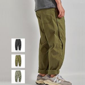 Pantalons pour hommes Joggers Hommes Baggy Séchage Rapide Cargo Mince Élastique Lâche Poitrine Pantalon Décontracté Léger Vintage Sportswear