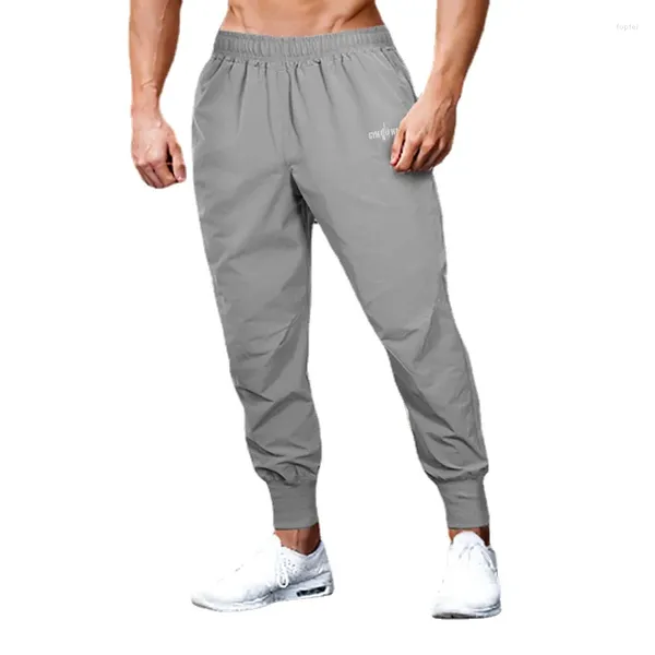 Pantalones para hombres Joggers Hombres Gimnasio Deportes Fitness Correr Baloncesto Entrenamiento de secado rápido Culturismo Haz Boca Pantalones