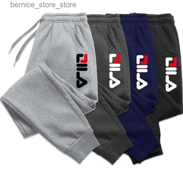 Pantalones para hombres Joggers Pantalones de chándal Hombres Pantalones flacos ocasionales Gimnasios Fitness Entrenamiento Marca Pantalones de pista Otoño Invierno Masculino Algodón Ropa deportiva Pantalones Q231201