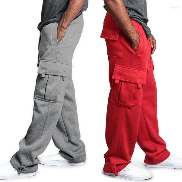 Pantalones para hombre Joggers Cargo para hombres Hip Hop pantalones de chándal Joggers ropa de calle pantalones deportivos correr cintura elástica sudor suelto