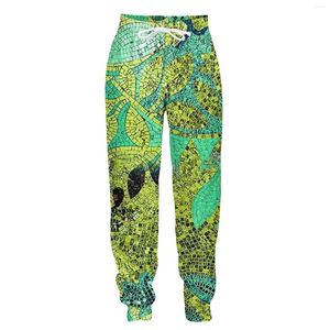 Pantalons pour hommes Jumeast Jogger pantalons de survêtement décontractés Baggy hommes vert Art bâtiment impression droite pour hommes Streetwear survêtement pantalon