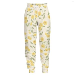 Herenbroek jumeast y2k jogger casual joggingbroek baggy heren cartoon gele bloemen recht voor mannen oversized tracksuit broek