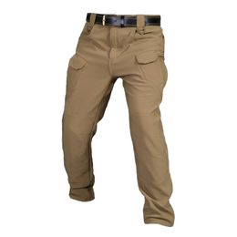 Pantalons pour hommes KAMB Multi Pocket Wool Warm Cargo Pants Men's Work Casual Winter Military Black kaki Military Men's Wear 230407