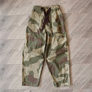 Pantalones para hombres Kapital Kountry Camuflaje Pantalones de gran tamaño Casual Ejército Verde Hombres Mujeres Cordón KAPITAL Pantalones T231214