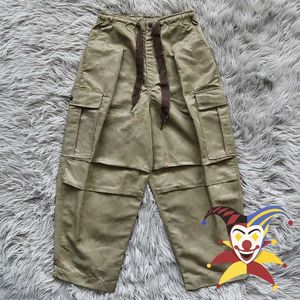 Pantalones para hombres Kapital Kountry Pantalones Hombres Mujeres Ejército Verde Camuflaje Pantalones Cargo Elástico DrawstrCasual Pantalones J240129