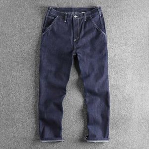 Pantalones para hombres jeans originales retro caqui para hombres tendencia japonesa de bienes casuales Pantsl2405