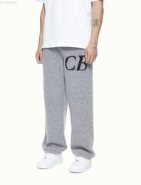 Herenbroeken Gebreide broeken CB geweven gebreide broeken Joggingbroeken Zweetfleece voor heren Warm Dames Joggers Overalls Heren streetwear Sportkleding Broek Los