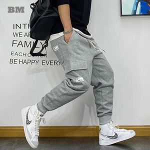Herenbroeken Koreaanse mode Hiphop Loose paar sportbroek Harajuku Harem Sports Jogging Pants Street Clothing Oversized Jogger Mens Clothingl2405