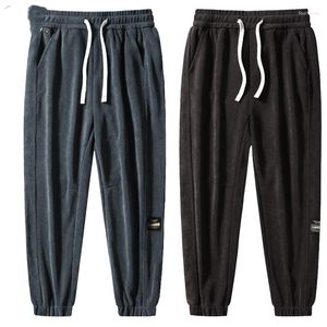 Pantalons pour hommes Grand M-8XL 9XL Automne Sports Loose Velours Street Apparel Harajuku Casual