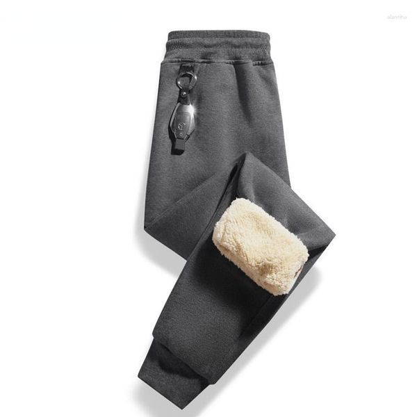 Pantalon homme grande peluche épaissie sport hiver thermique agneau cachemire garde 2023 pantalon décontracté ample homme