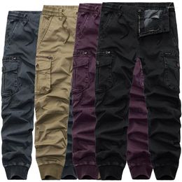 Pantaloni da uomo Pantaloni da uomo casual elasticizzati in vita da uomo di grandi dimensioni