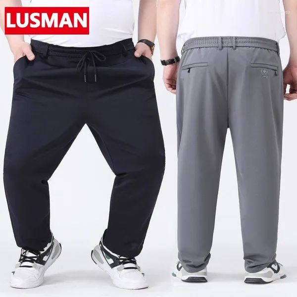 Pantalones para hombres Pantalones de gran tamaño 10XL Grueso Elástico Corte recto Plus Casual Deportes Grandes Hombres Ropa Ropa Hombre