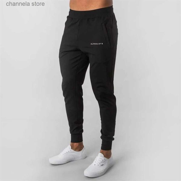 Pantalones para hombres LETE Nuevo estilo para hombre Marca Jogger Pantalones de chándal Hombre Gimnasios Entrenamiento Fitness Pantalones de algodón Hombre Moda casual Pantalones de chándal ajustados T240227