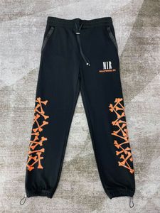 Herenbroek Letter Bone Patroonprint Broek Jogger Streetwear Joggingbroek Zwart Hombre Casual Cargo Broek Heren