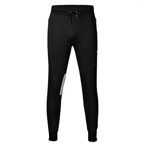 Pantalones de hombre Jogging de peso ligero Jogger para hombre Deporte Casual Cremallera Gimnasio Entrenamiento Pantalones de chándal Bolsillos