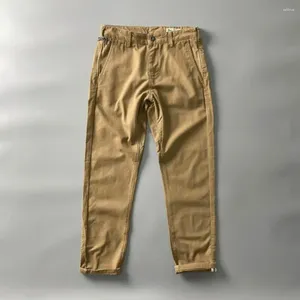 Herenbroek Lange mannen Katoen retro-geïnspireerde vrachtbroeken met meerdere zakken Slim Fit ontwerp Wear-resistent voor Outdoor