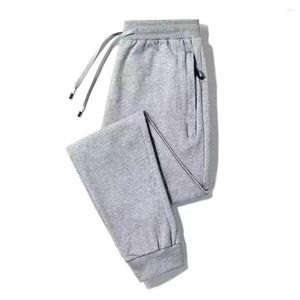 Pantalons pour hommes Pantalons longs Poches zippées amples Bas Hommes Cheville Attachée Streetwear