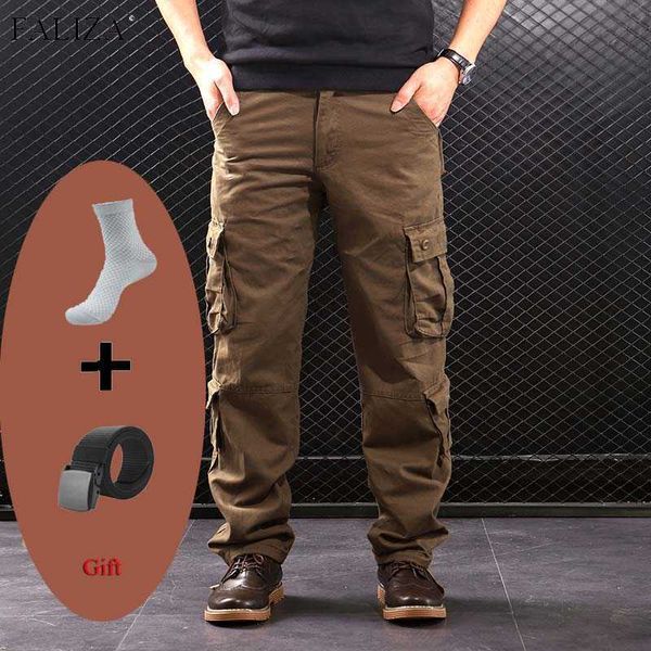 Pantalons pour hommes lti Poètes Hommes Pantalon Cargo Militaire Tactique Coton Kaki Outwear Droite Pantalon Décontracté pour Hommes Pantalon Militaire Homme Z0410