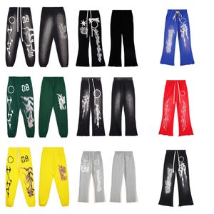 Pantalon pour hommes Designers de luxe Pantl Hel Red Red Sweatpants Jogger Fashion Hip Hop Pantals décontracté-xl