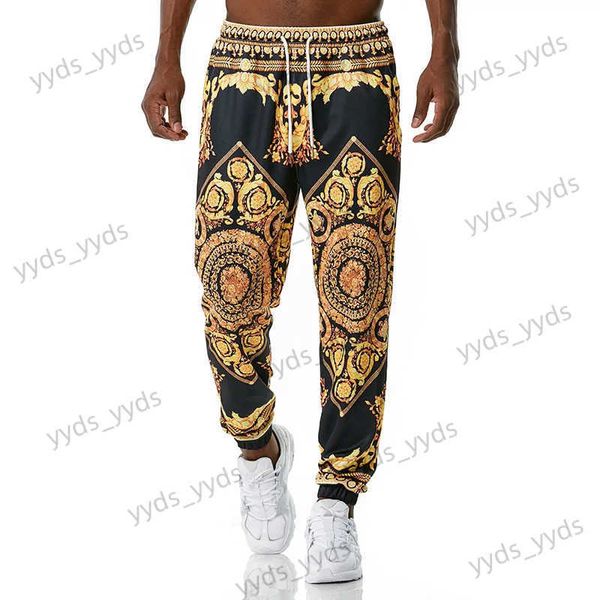 Pantalones para hombres Hombres de lujo Joggers Sweetpant 3D Pantalones con estampado floral Pantalones para correr Hombres Casual Hip Hop Streetwear Pantalones deportivos masculinos 2023 T231122