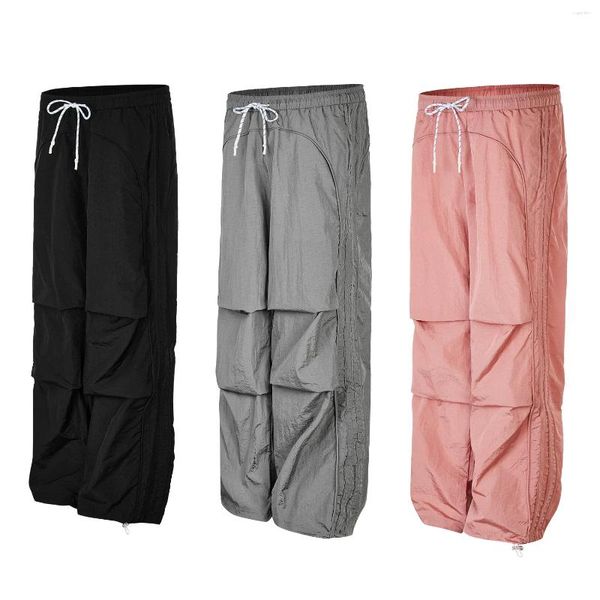 Pantalons pour hommes MADEEXTREME plissé décontracté séchage rapide extérieur jambe large pour hommes et femmes