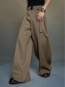 Pantalon pour hommes Style Maillard Automne Lâche Polyvalent Casual Hommes Advanced Design tridimensionnel Pantalon Beau Japon Vintage