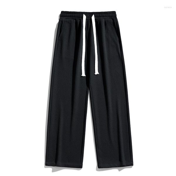 Pantalons pour hommes étudiants adolescents beaux mode coréenne décontracté printemps et automne pantalons de survêtement amples droits