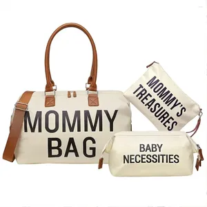 Pantalones para hombres Mama Tote Bag Maternity Mommy Gran capacidad Organizador de pañales Nappy Stroller Baby Care Travel Mochila Mom Regalos