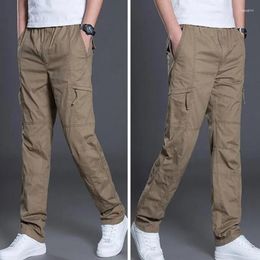 Pantalones de hombre Hombre sueltos 5 colores Algodón fino Ocio Pantalones cargo Tamaño L-6XL