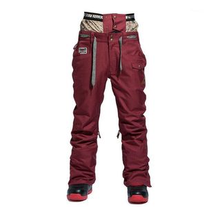 Pantalons pour hommes Mans hiver manteau extérieur imperméable combinaison de ski veste vêtements de snowboard